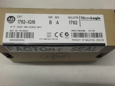 美国AB Micrologix1400 PLC 输入模块1762-IQ16